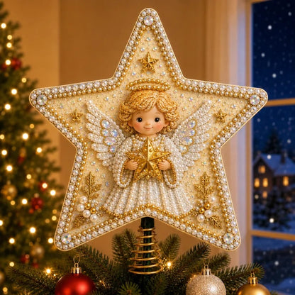 Plymagic DIY Pearl Art Tree Topper - 🎄🎅Christmas Celebration