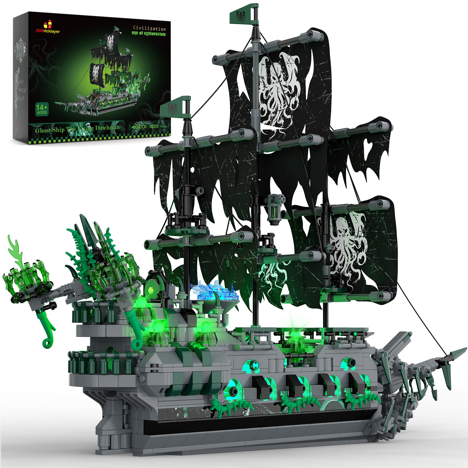Plymagic Assembly Model - Flying Dutchman | 1100 + PCS