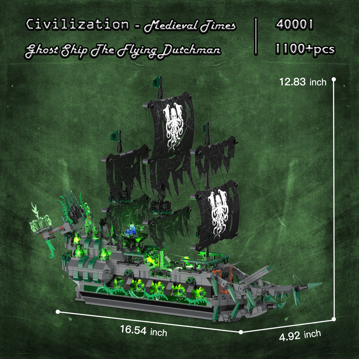 Plymagic Assembly Model - Flying Dutchman | 1100 + PCS