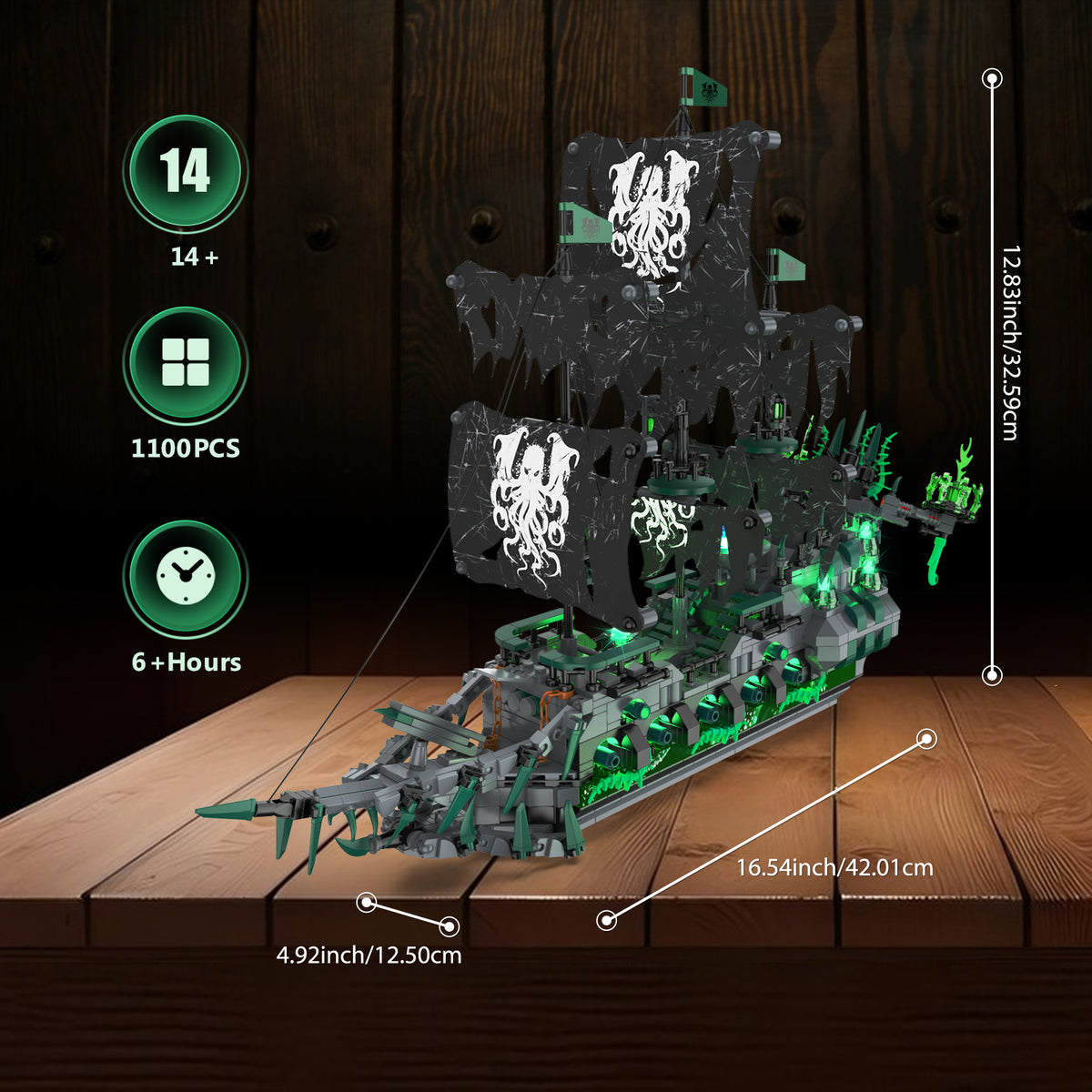 Plymagic Assembly Model - Flying Dutchman | 1100 + PCS