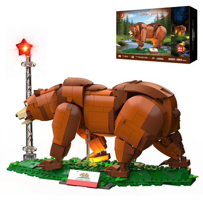 Plymagic Assembly Model - California brown bear