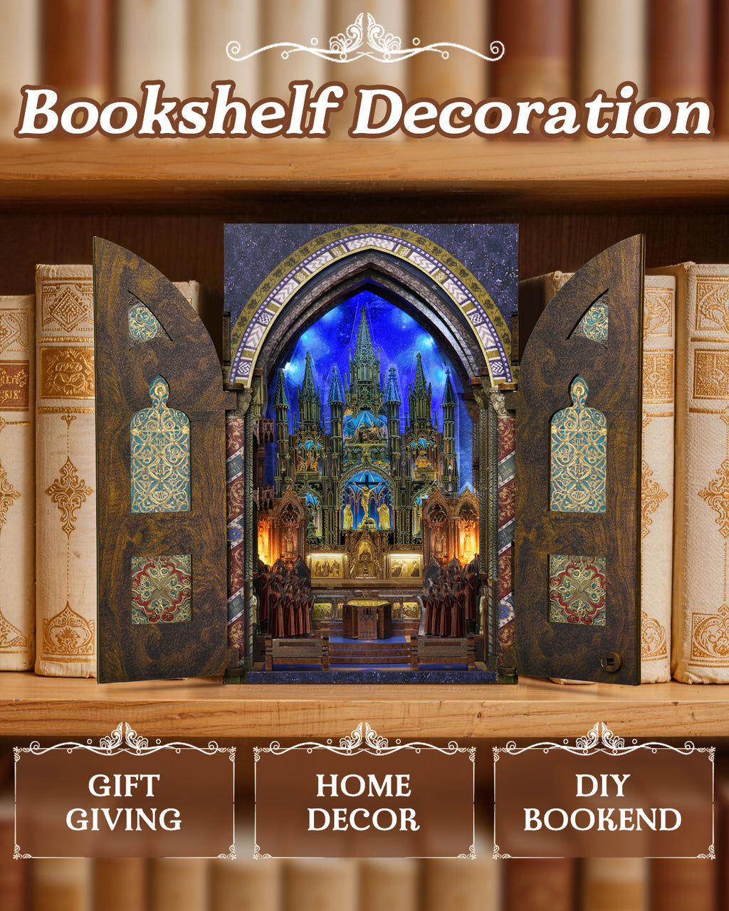 Plymagic DIY Book Nook - Notre-Dame Basilica