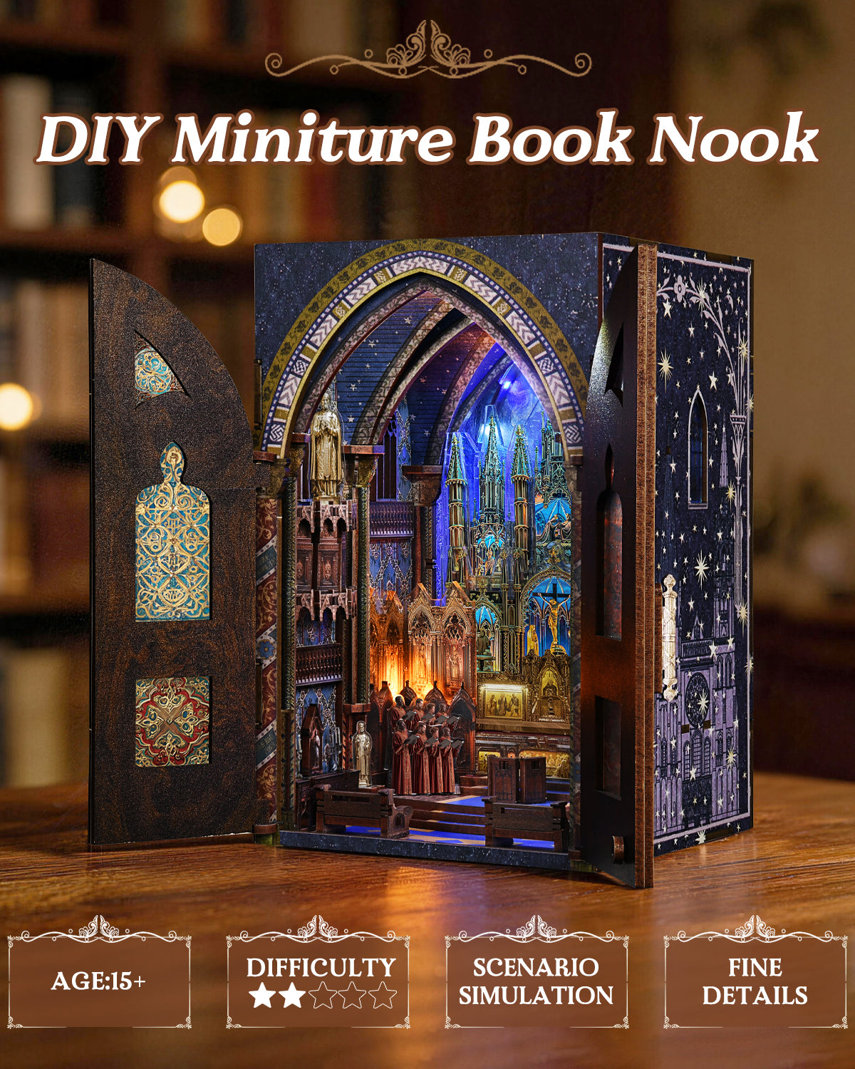 Plymagic DIY Book Nook - Notre-Dame Basilica