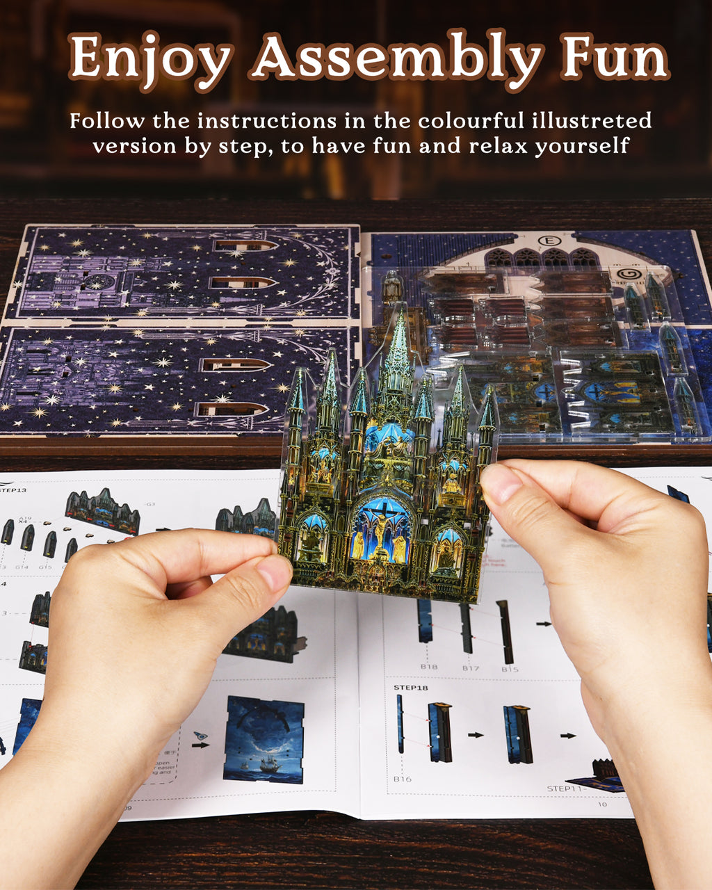 Plymagic DIY Book Nook - Notre-Dame Basilica