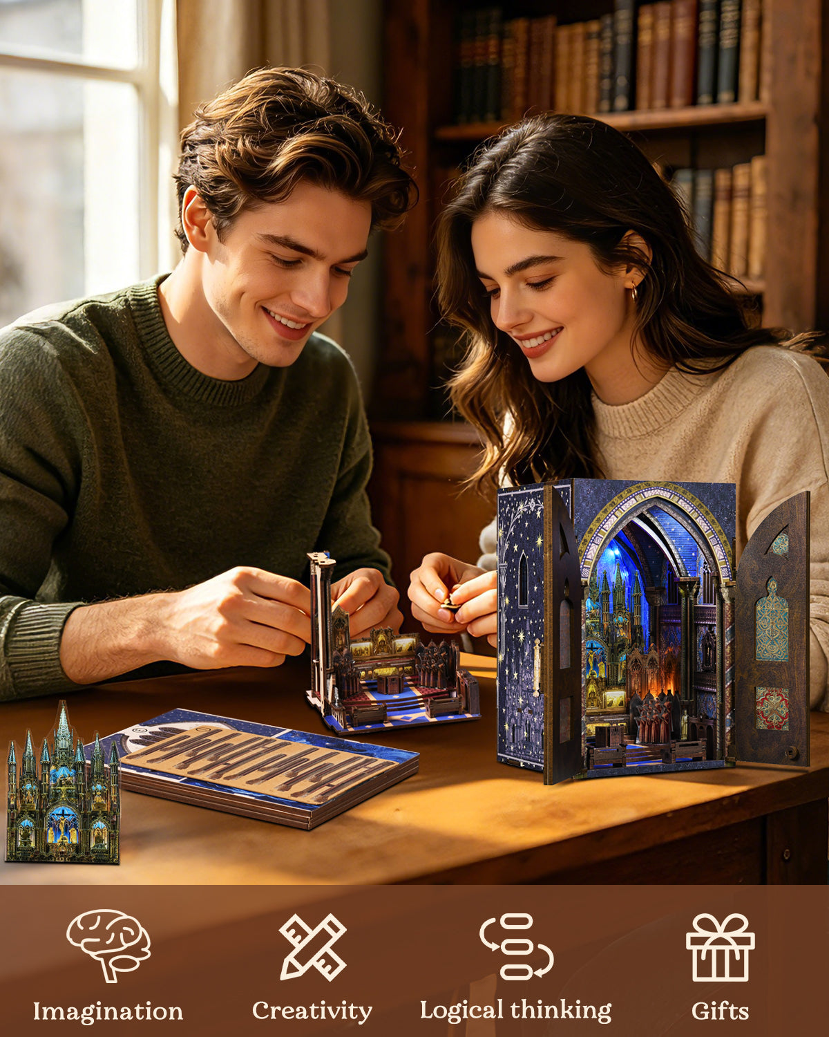 Plymagic DIY Book Nook - Notre-Dame Basilica