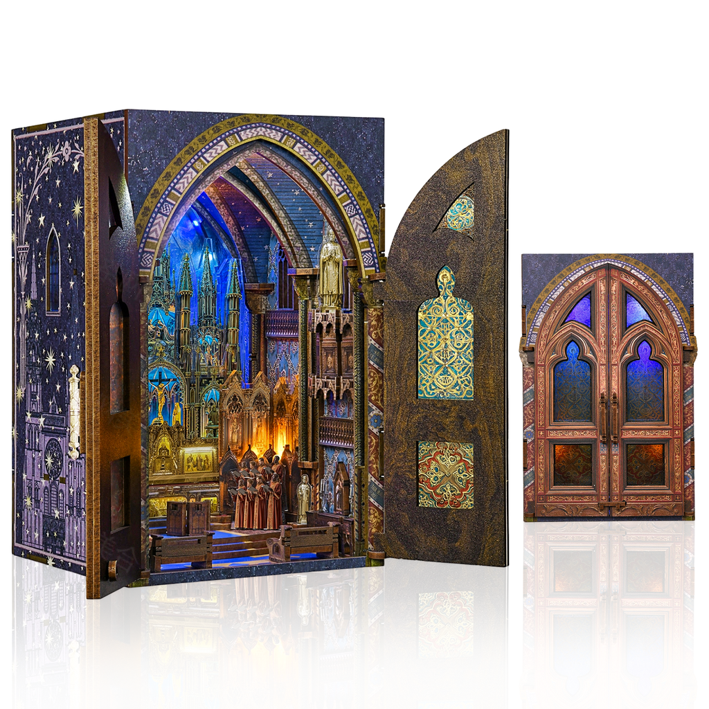 Plymagic DIY Book Nook - Notre-Dame Basilica