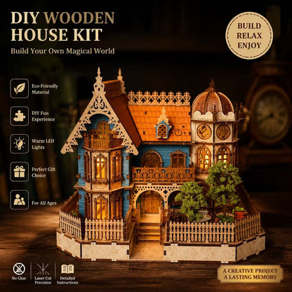Plymagic DIY Mini House - Garden Villa