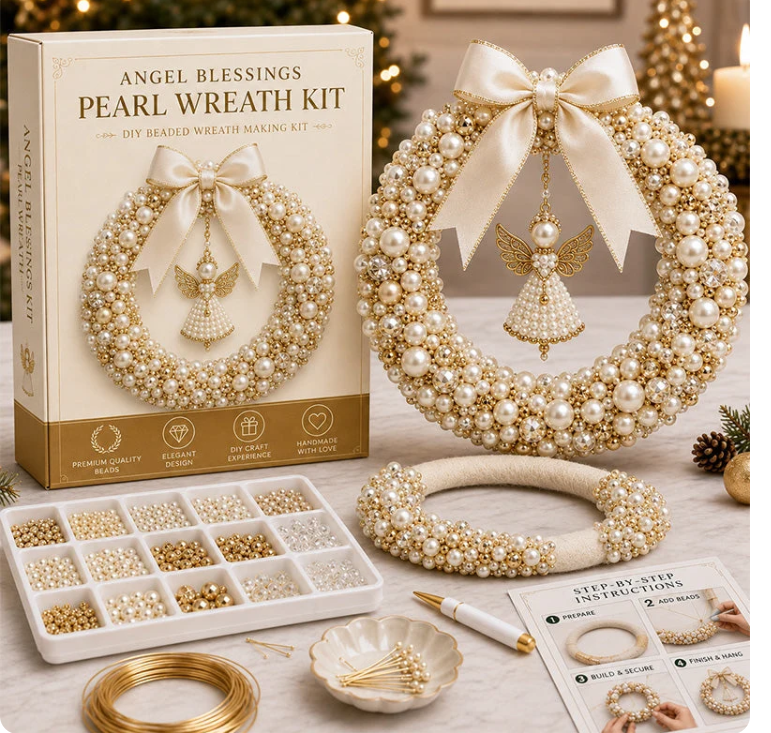 Plymagic DIY Pearl Art - Christmas Wreath