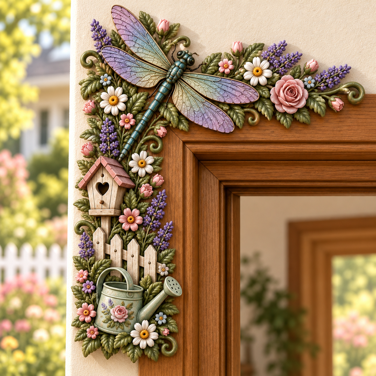 Whimsical WoodlandFriends Door Corner DecorNature