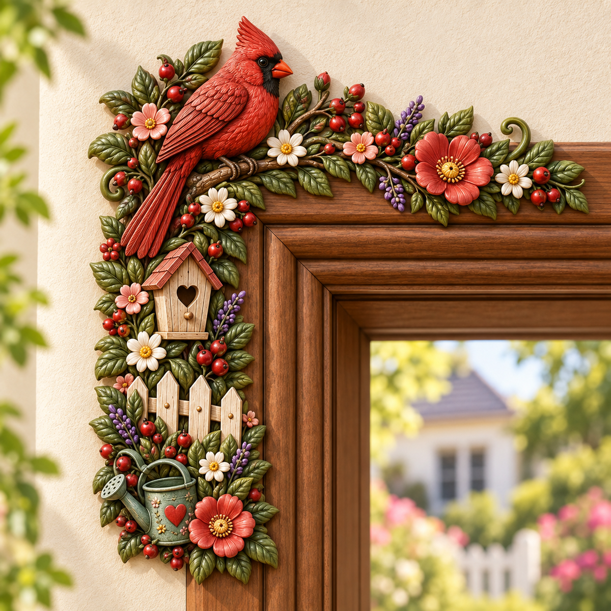 Whimsical WoodlandFriends Door Corner DecorNature