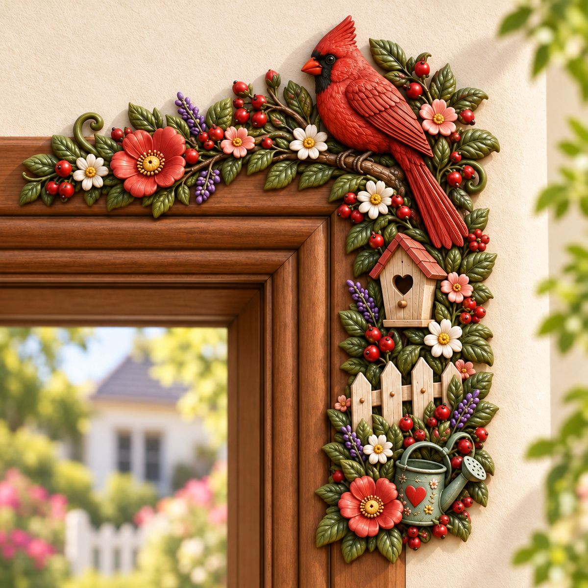 Whimsical WoodlandFriends Door Corner DecorNature