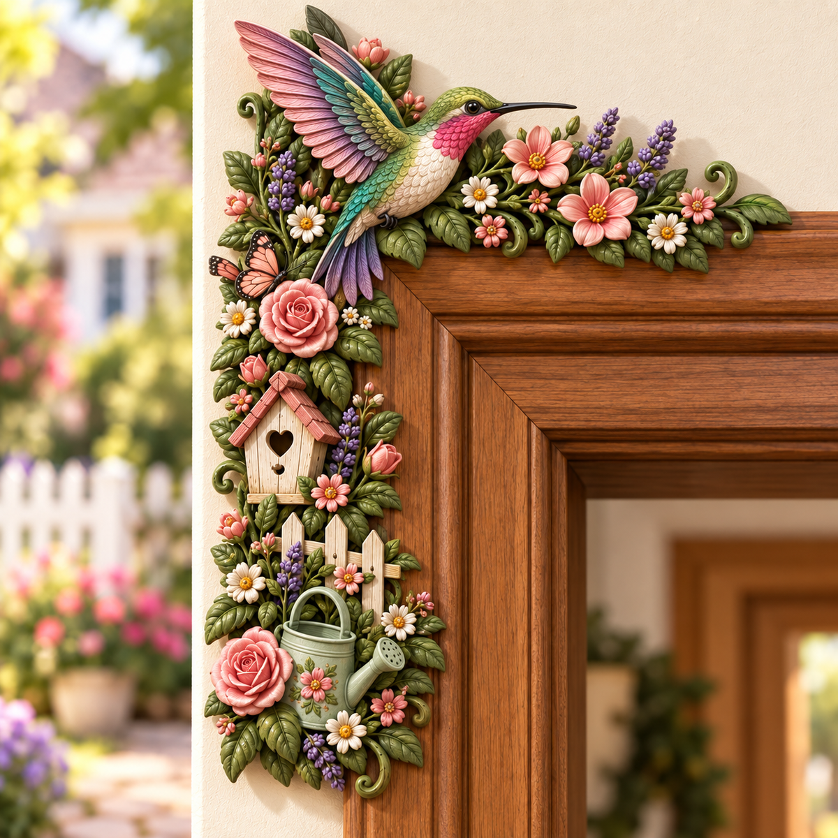 Whimsical WoodlandFriends Door Corner DecorNature