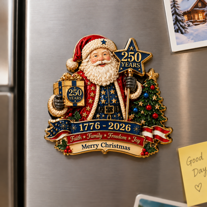 Plymagic DIY Fridge Magnets - 2026 USA 250th Anniversary Christmas