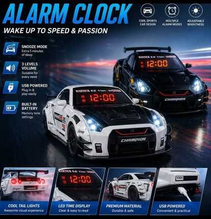 Sports Car Alarm Clock