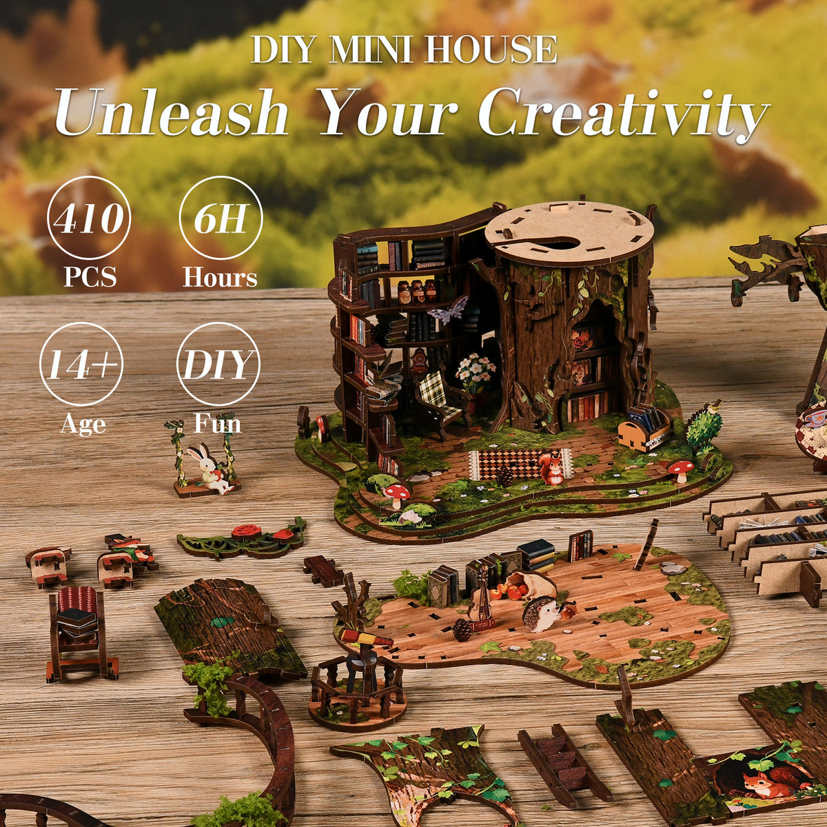 Plymagic DIY Mini House - Forest Tales