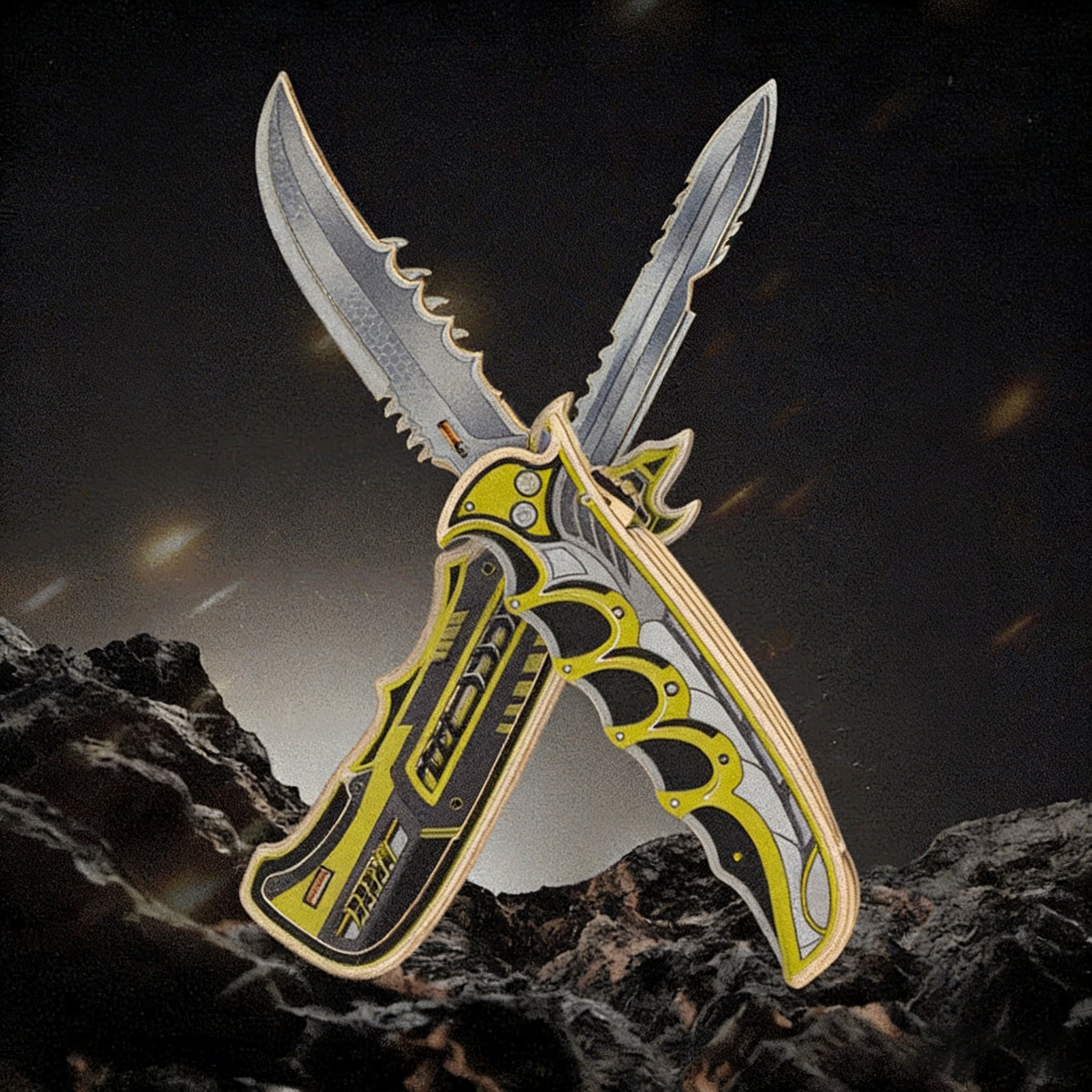 Plymagic Assembly Model - Wooden Butterfly Knife