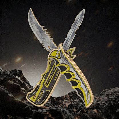 Plymagic Assembly Model - Wooden Butterfly Knife