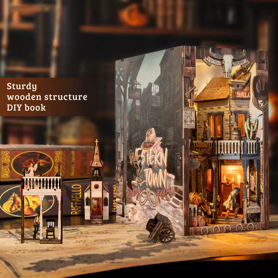 Plymagic DIY Book Nook - Wild West Saloon
