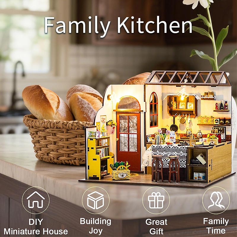 Plymagic DIY Mini House - Family Kitchen