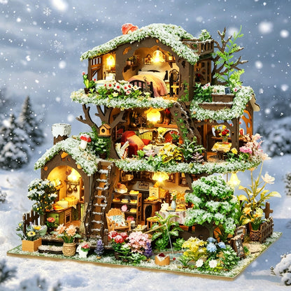 Plymagic DIY Mini House - Snowscape Villa