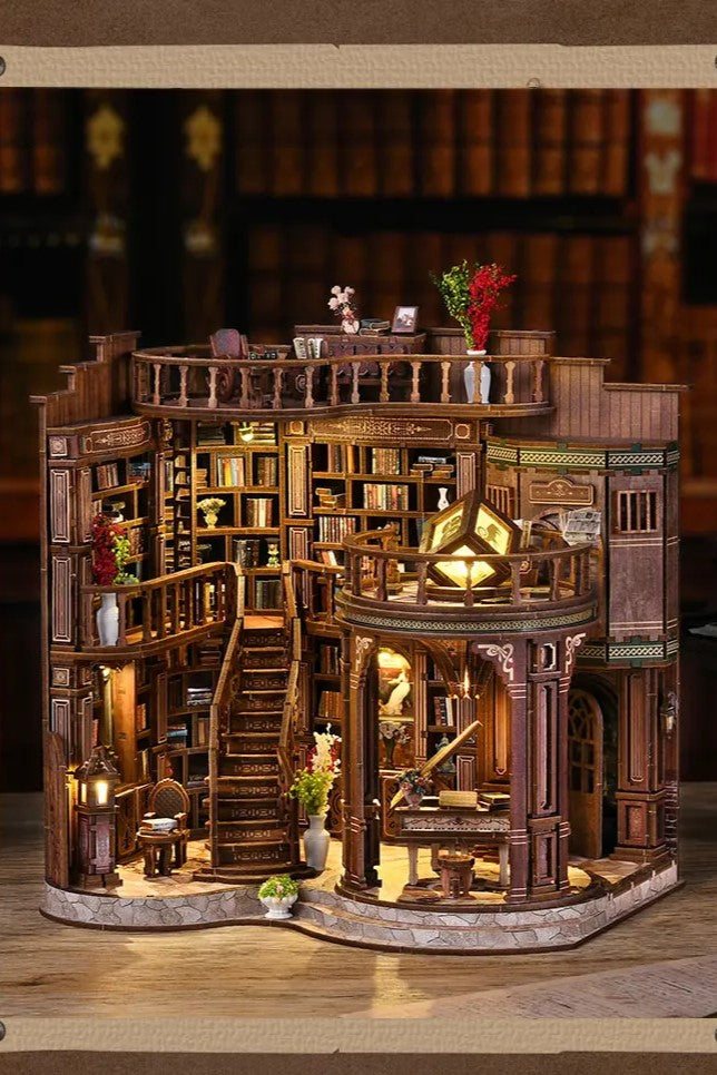 Plymagic DIY Mini House - Old Manor Library