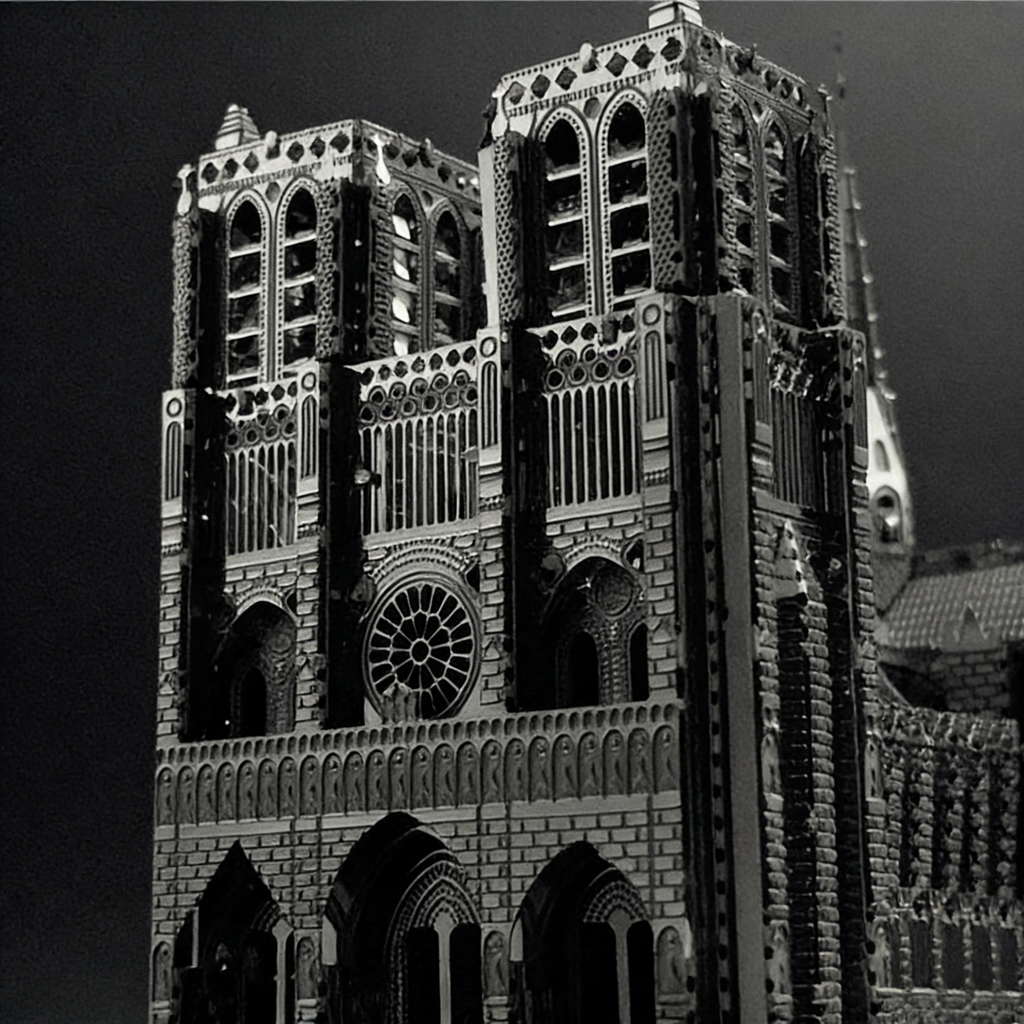 Plymagic Assembly Model - Notre Dame de Paris(Metal version)