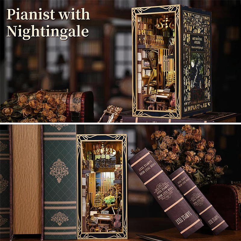 Plymagic DIY Book Nook - Nightingale Piano Room