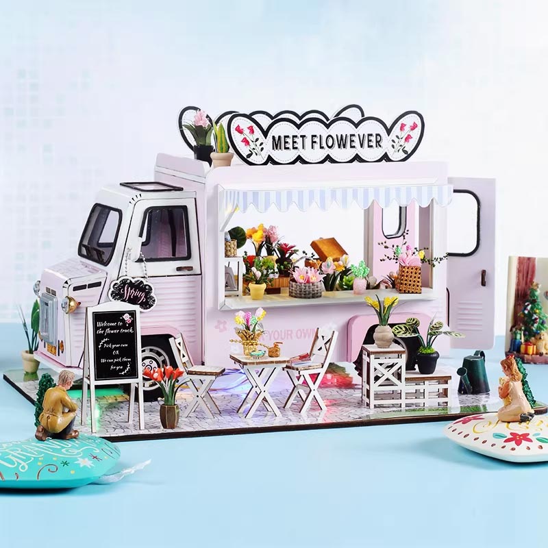 Plymagic DIY Mini House - Flower Truck