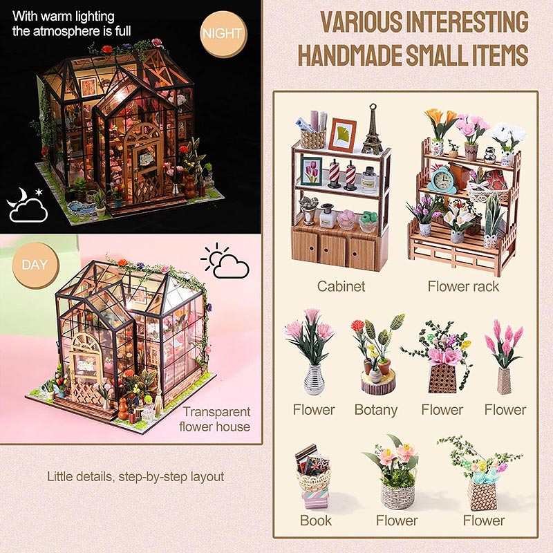 Plymagic DIY Mini House - Greenhouse