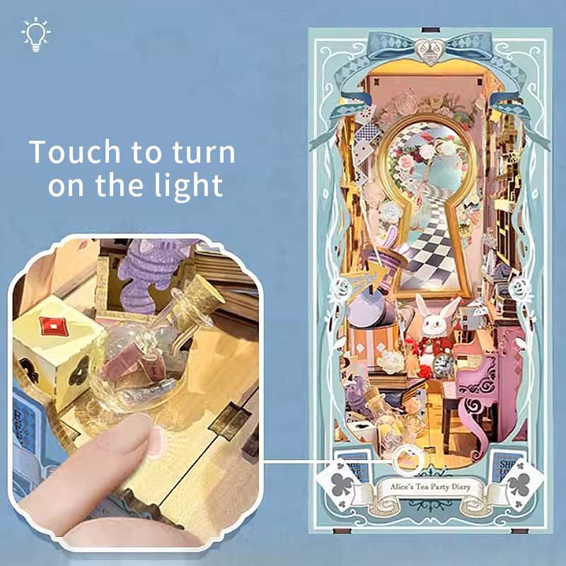 Plymagic DIY Book Nook - Alice's Tea Party Diary