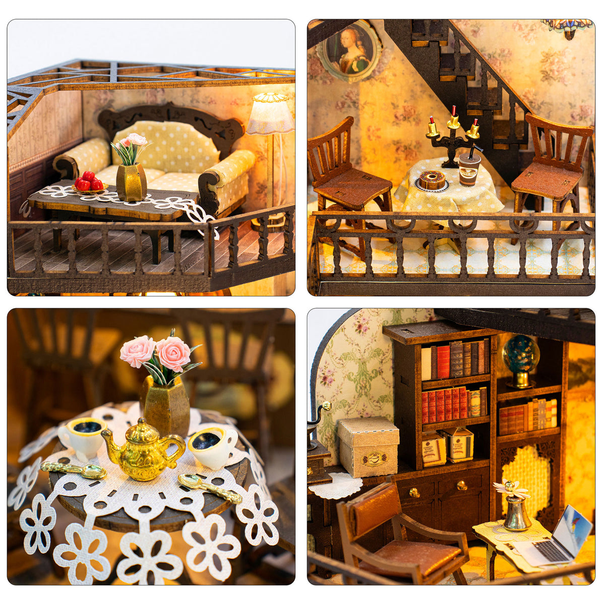 Plymagic DIY Mini House - Fortunate Encounter Cafe
