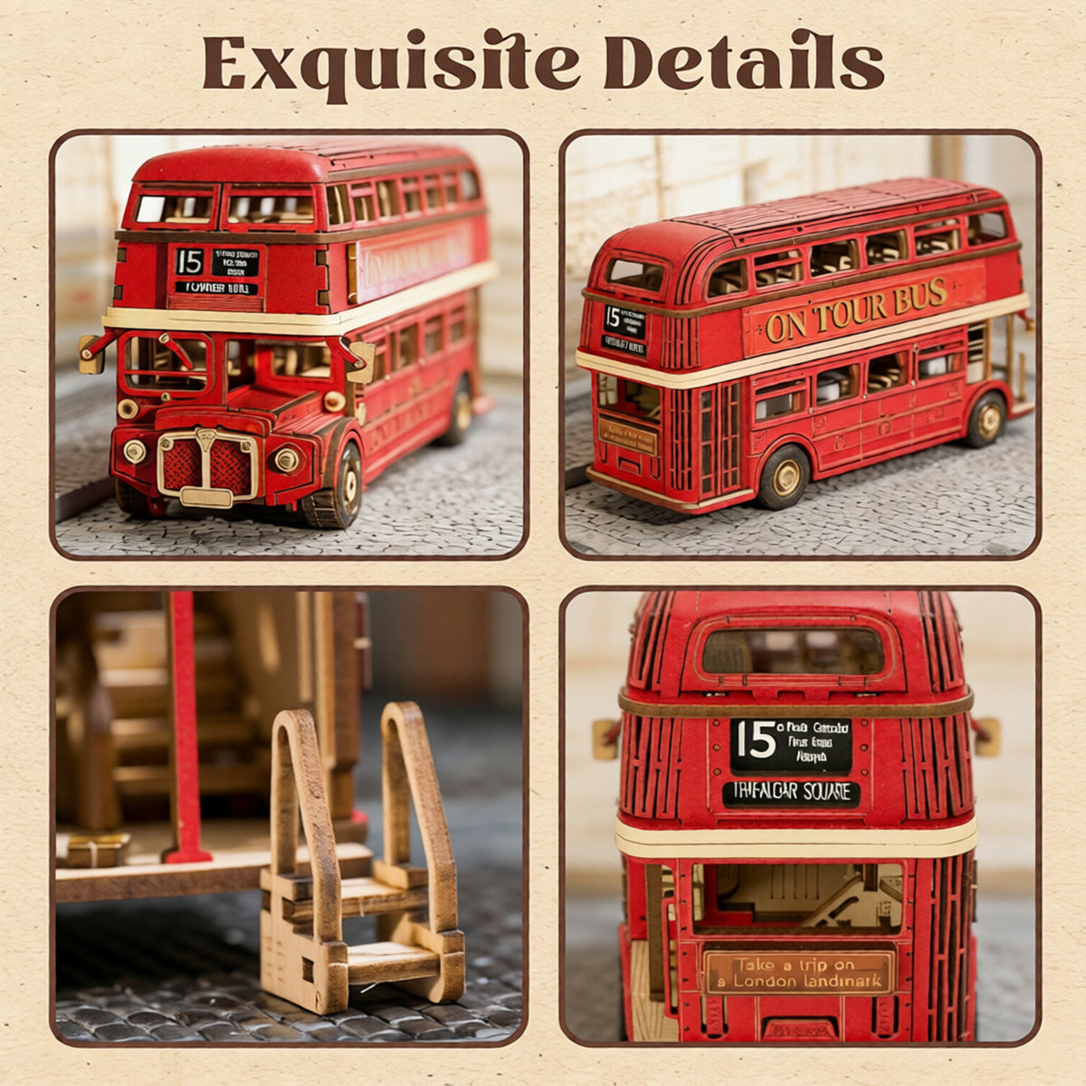 Plymagic Assembly Model - Heritage London Bus Model