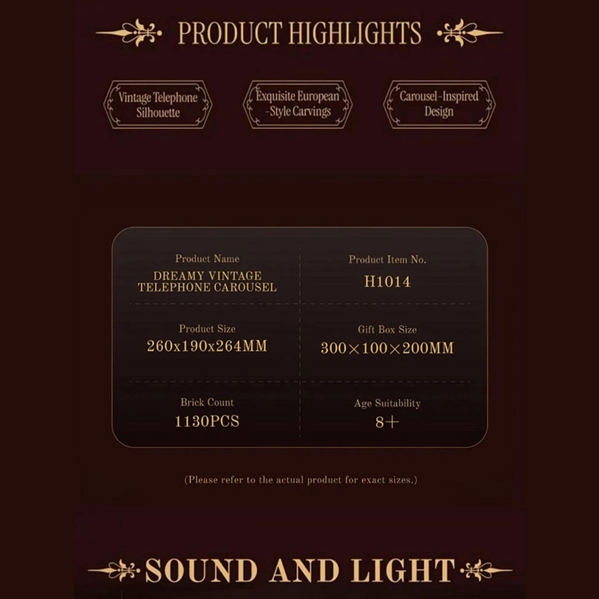 Plymagic Assembly Model - Vintage telephone carousel