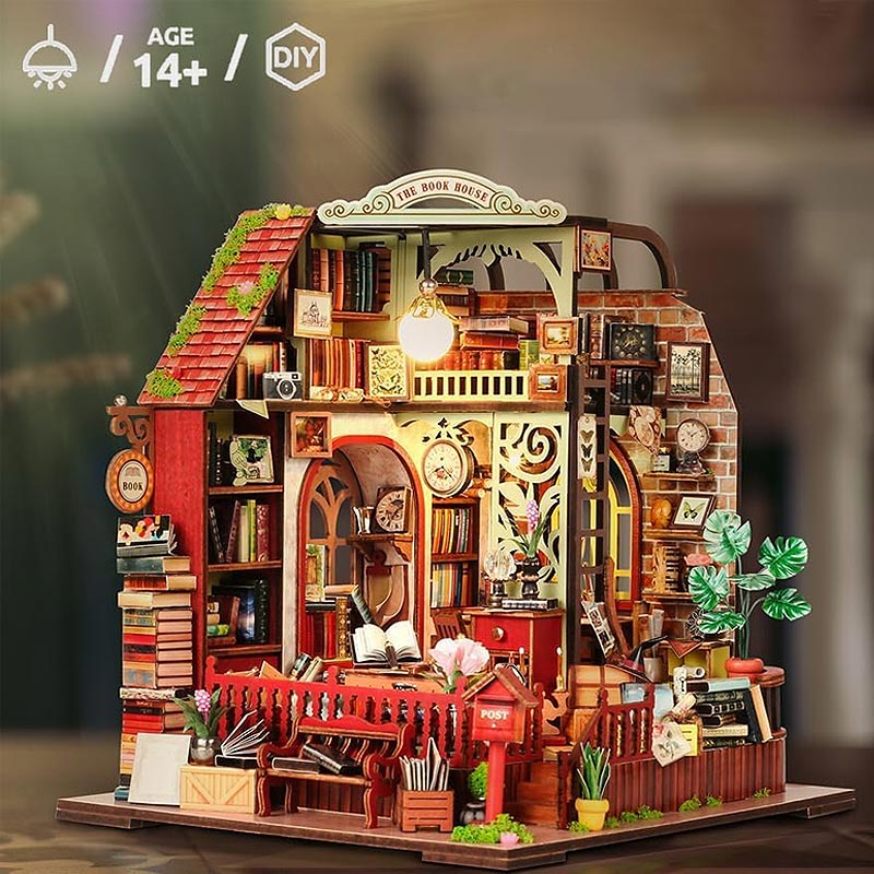 Plymagic DIY Mini House - Book Cottage