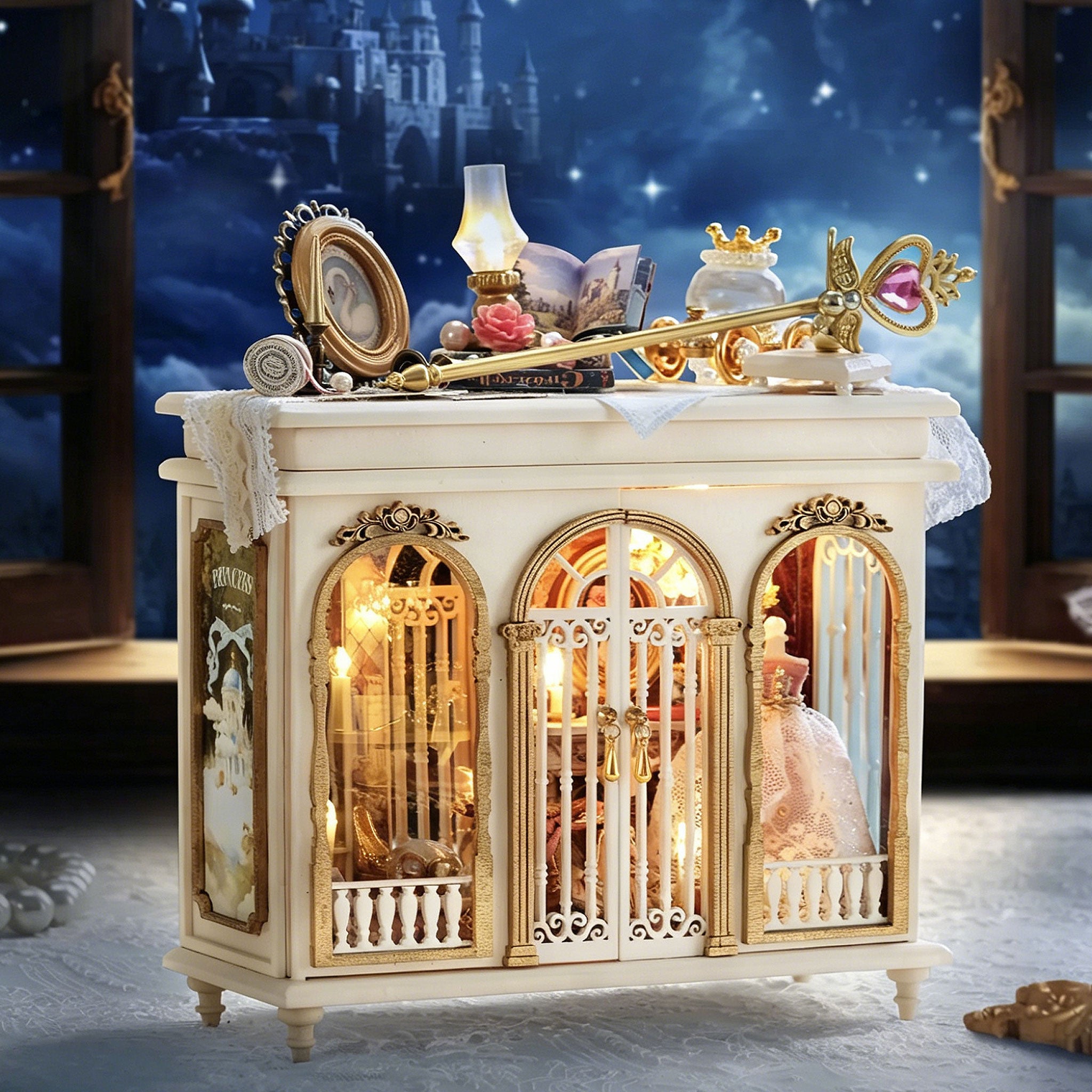 Plymagic DIY Mini House - Moonlight Mirage