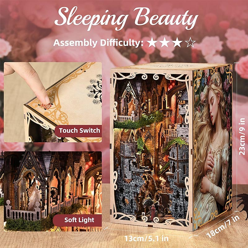 Plymagic DIY Book Nook - Sleeping Beauty
