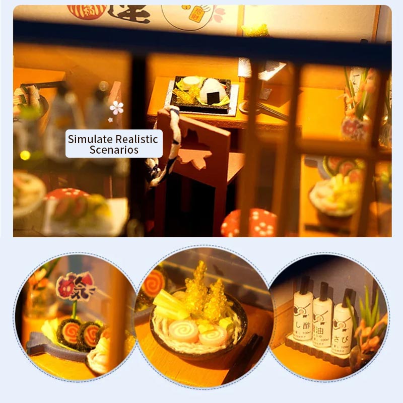 Plymagic DIY Mini House - Hanami Sushi Stop