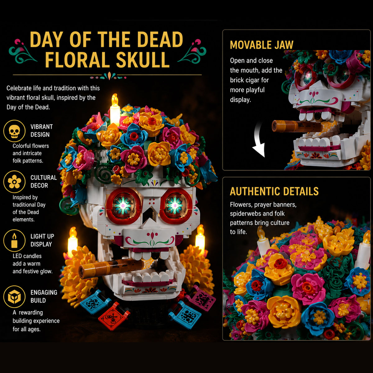 Plymagic Assembly Model - Day of the Dead | 959 + PCS