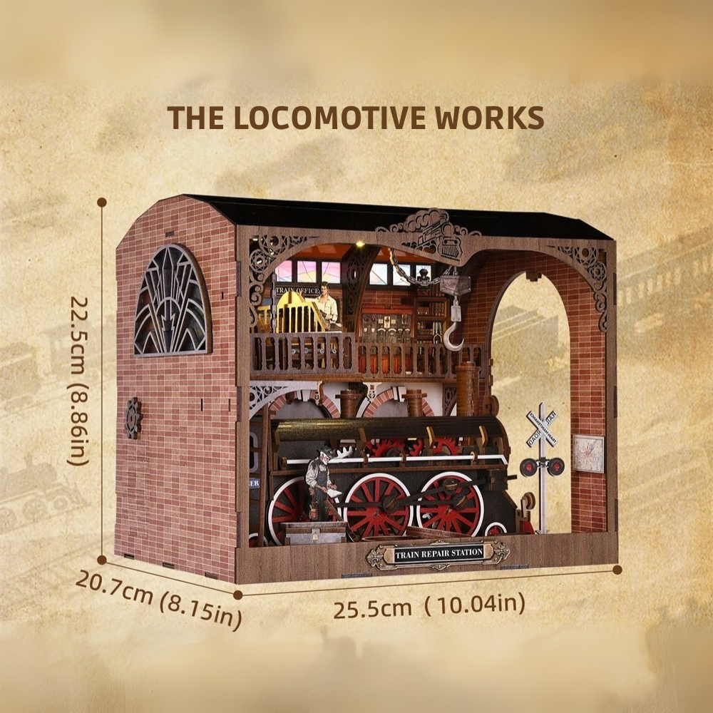 Plymagic DIY Mini House - Locomotive Works