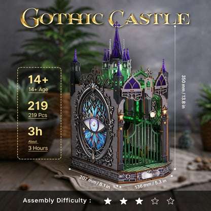 Plymagic DIY Book Nook -  Gothic Castle
