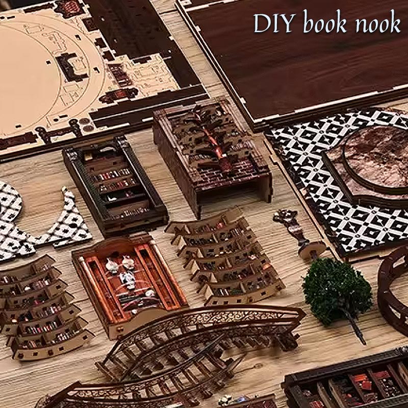 Plymagic DIY Book Nook - Wisdom Ring Book Repository