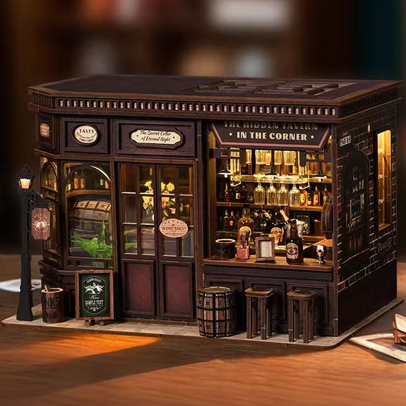 Plymagic Corner Bistro DIY Bookend Cottage