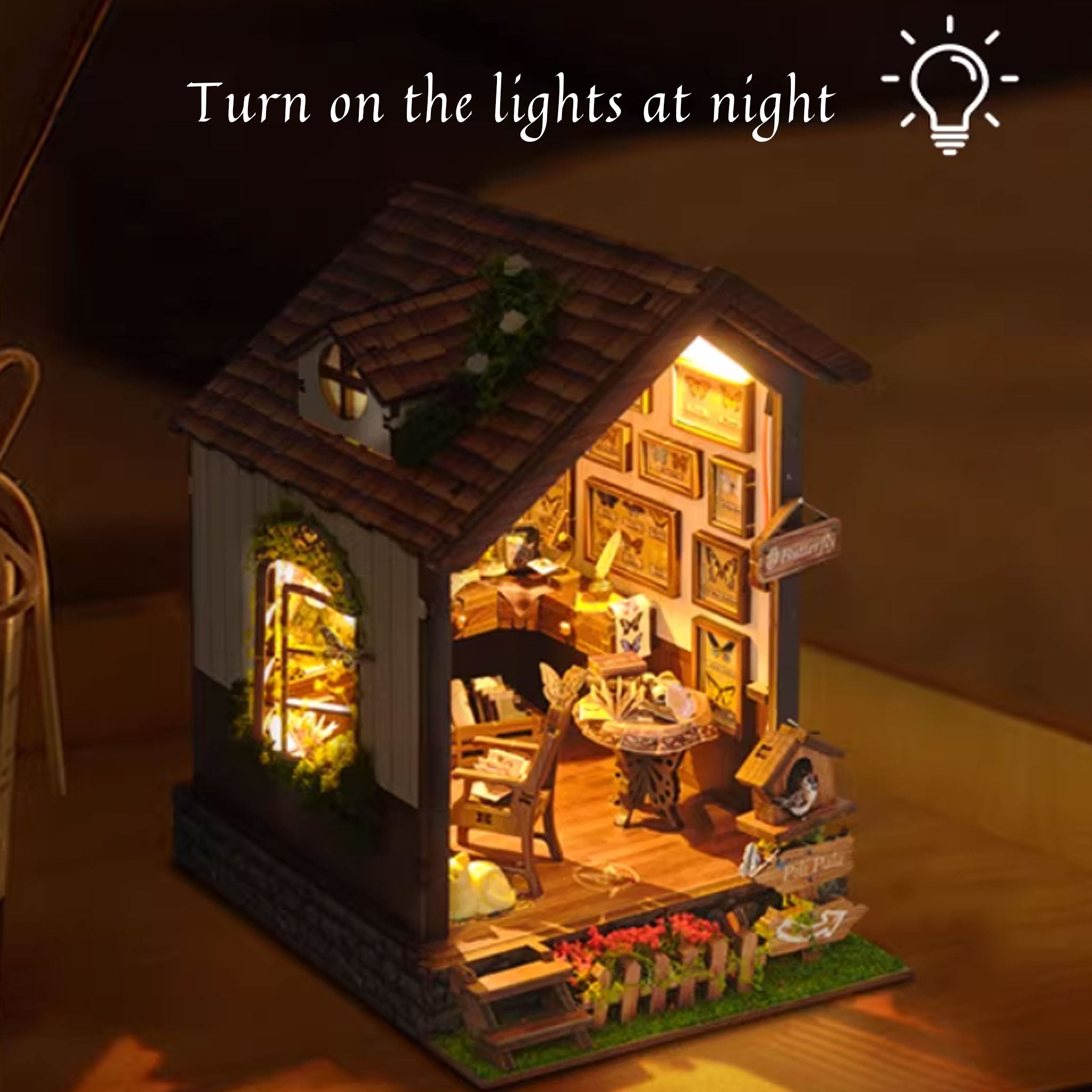 Plymagic DIY Book Nook - Butterfly Cottage