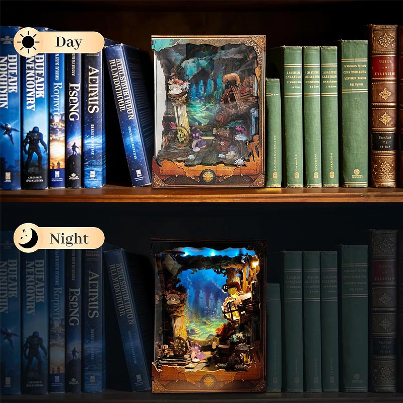 Plymagic DIY Book Nook - Explore Atlantis