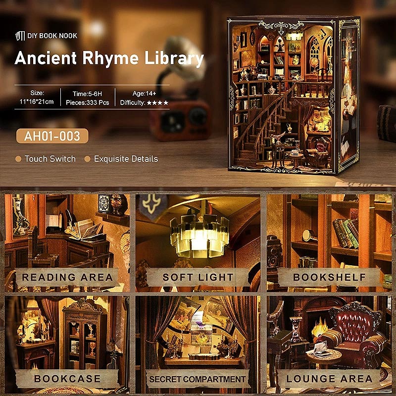 Plymagic DIY Book Nook - The Gilded Quill