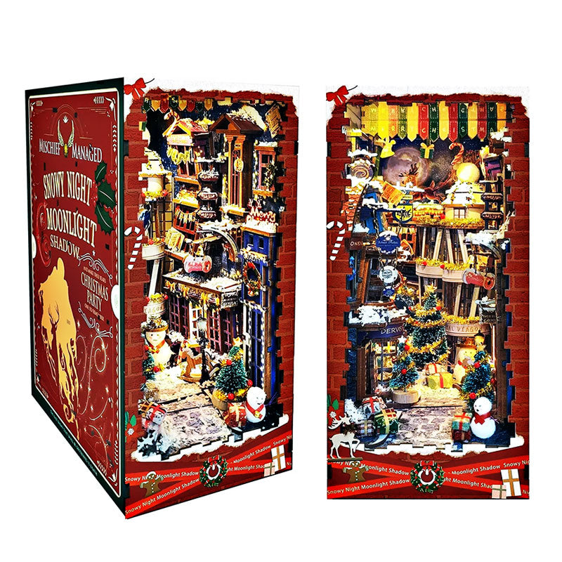 Plymagic DIY Book Nook - Christmas in Magic Night Alley