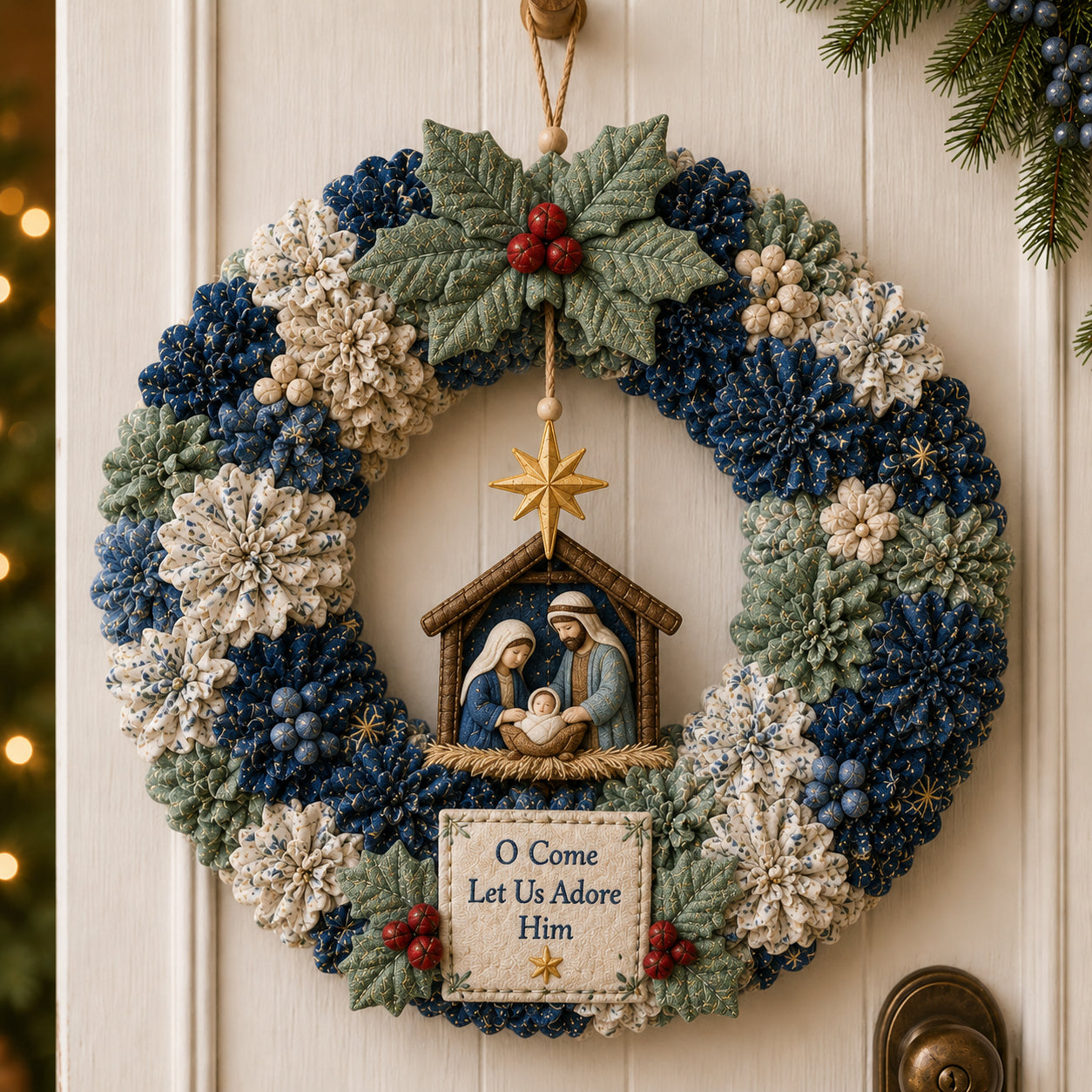 Plymagic DIY Poke Art Kit - Fabric Poke Wreath