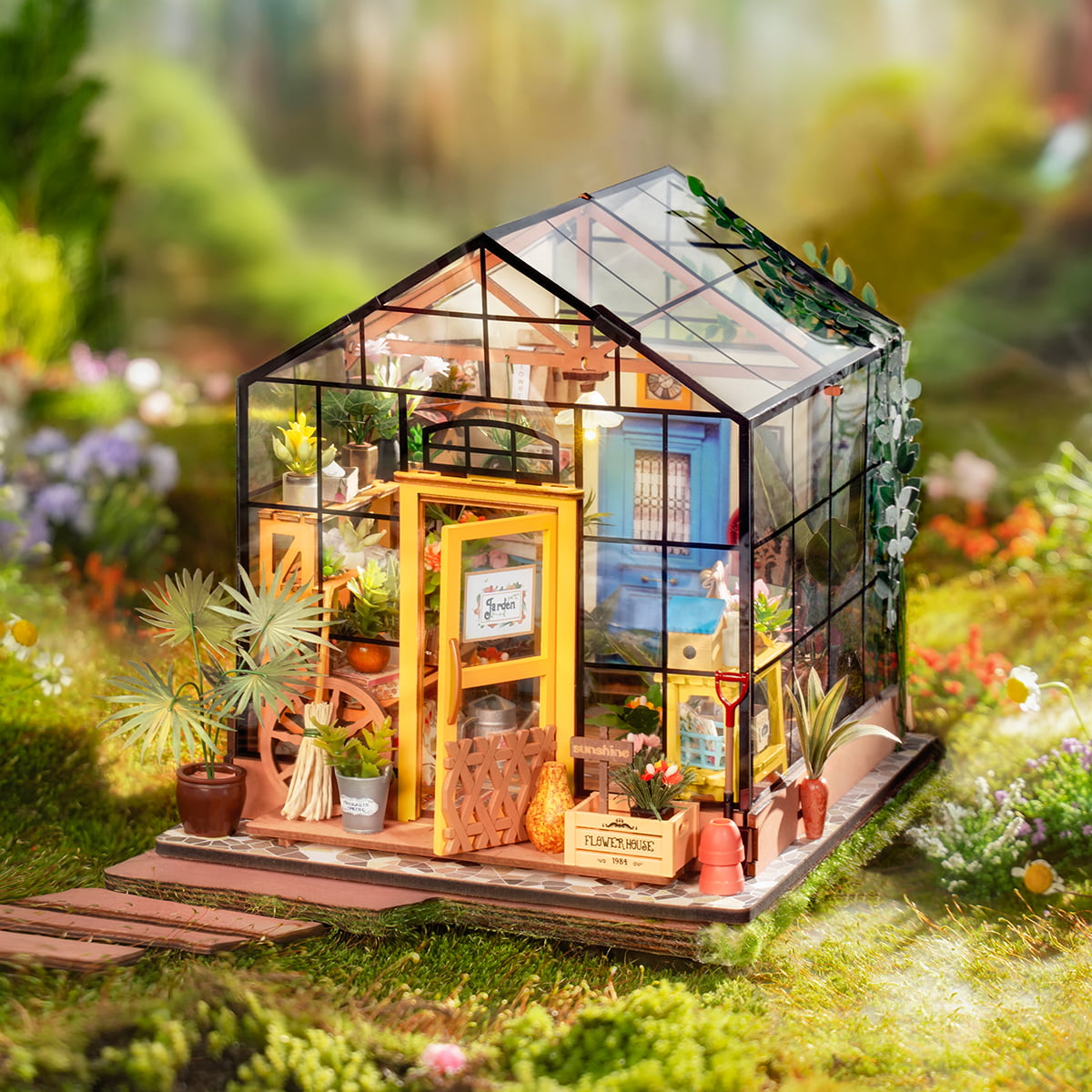Plymagic DIY Mini House - Cathy's Flower House Main image