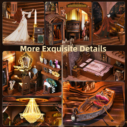 Plymagic DIY Book Nook - The Phantom of the Opera MAX