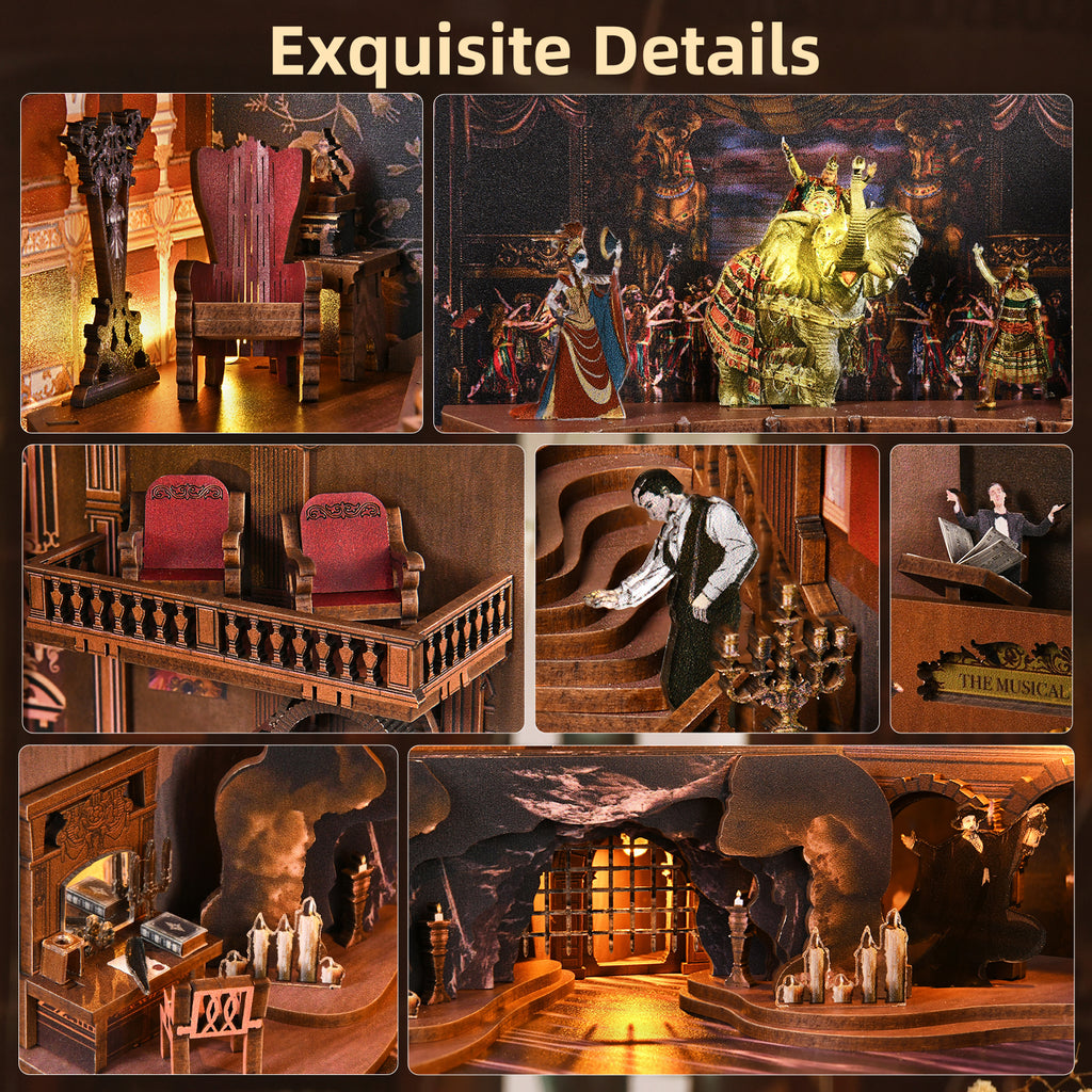 Plymagic DIY Book Nook - The Phantom of the Opera MAX